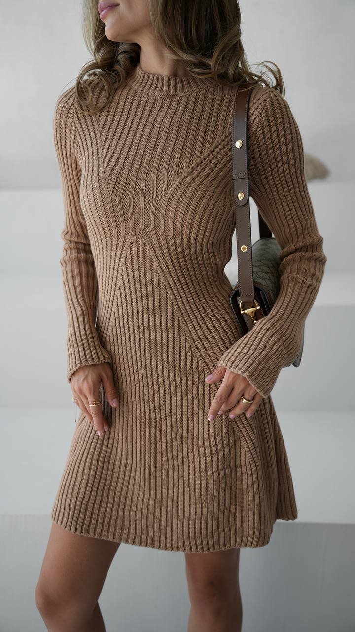 Ruda suknelė Elo - Image 8