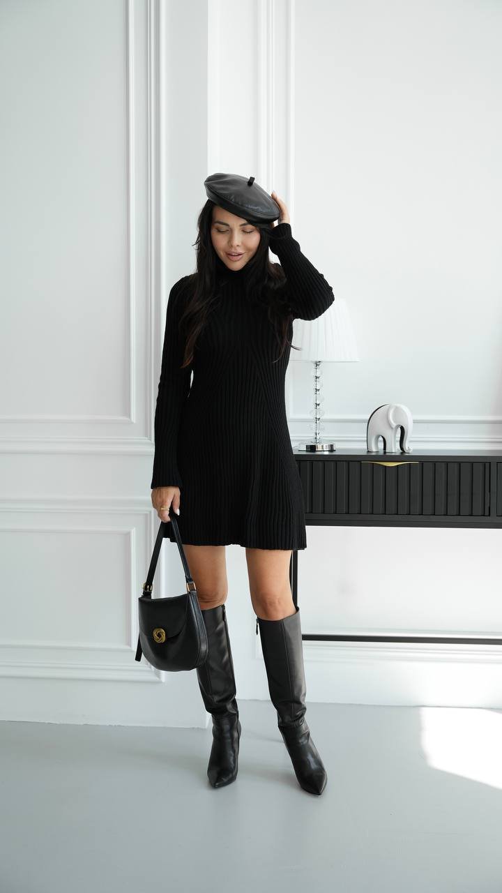 Juoda suknelė Elo - Image 3