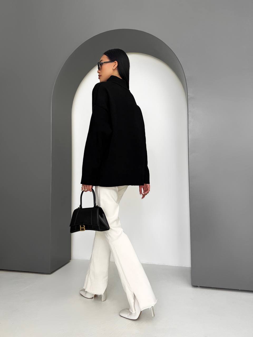 Juodas megztinis Enzo - Image 5