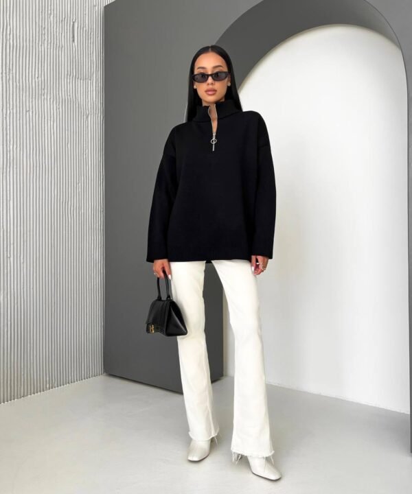 Juodas megztinis Enzo