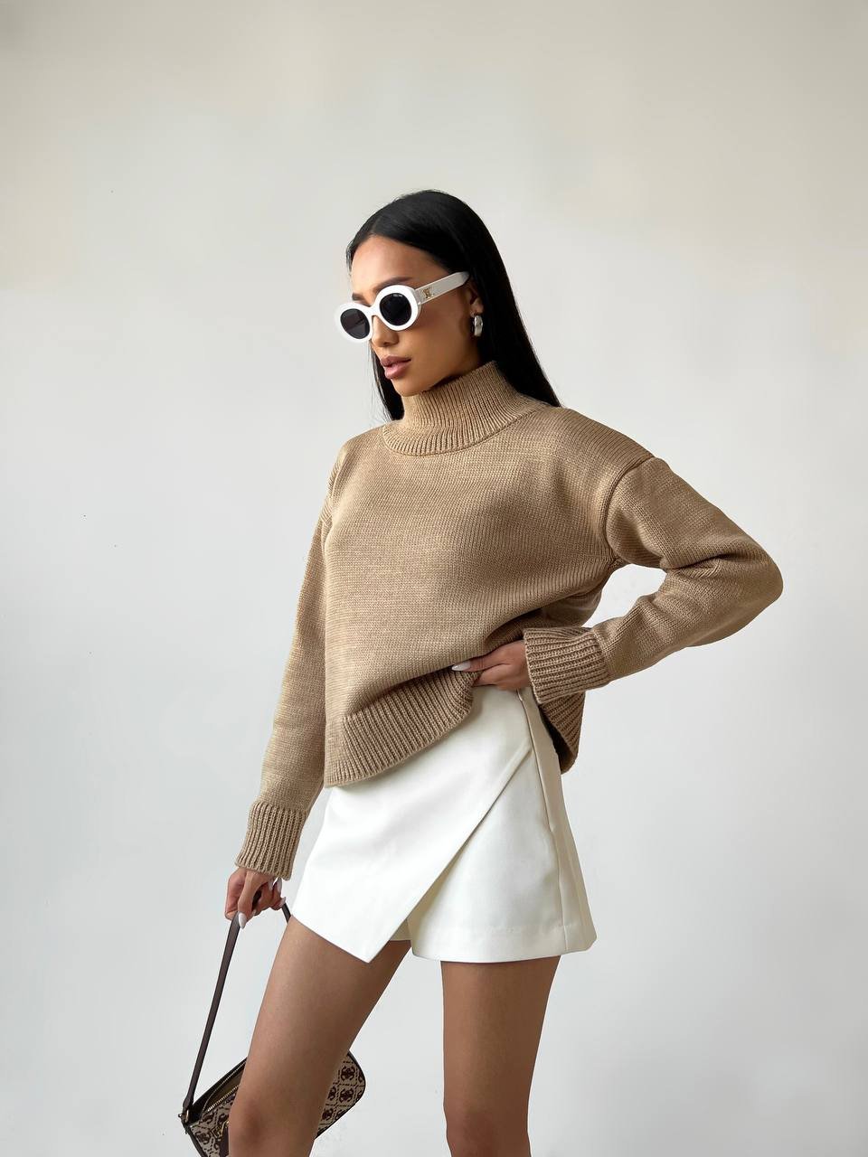 Kreminis megztinis Moko - Image 3