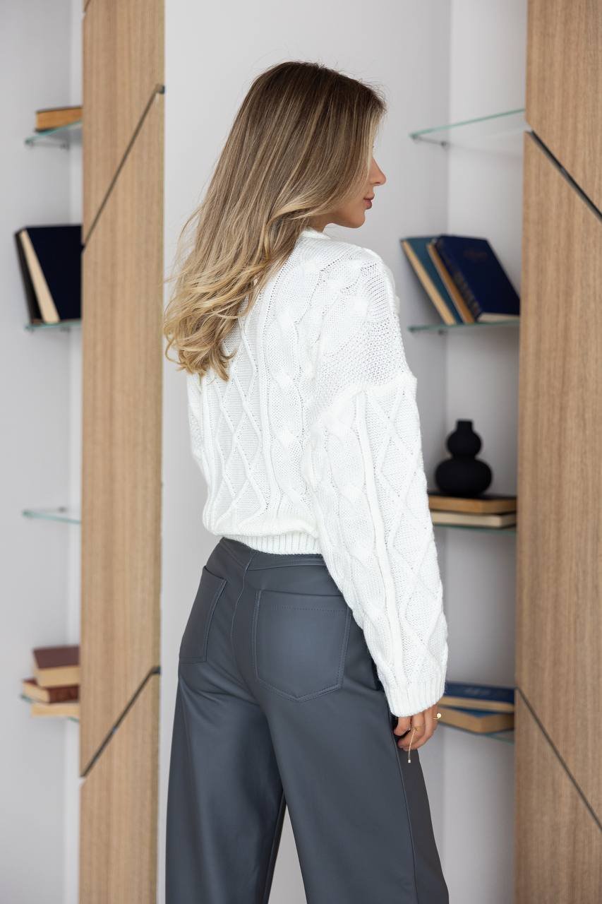 Baltas megztinis Halo - Image 4