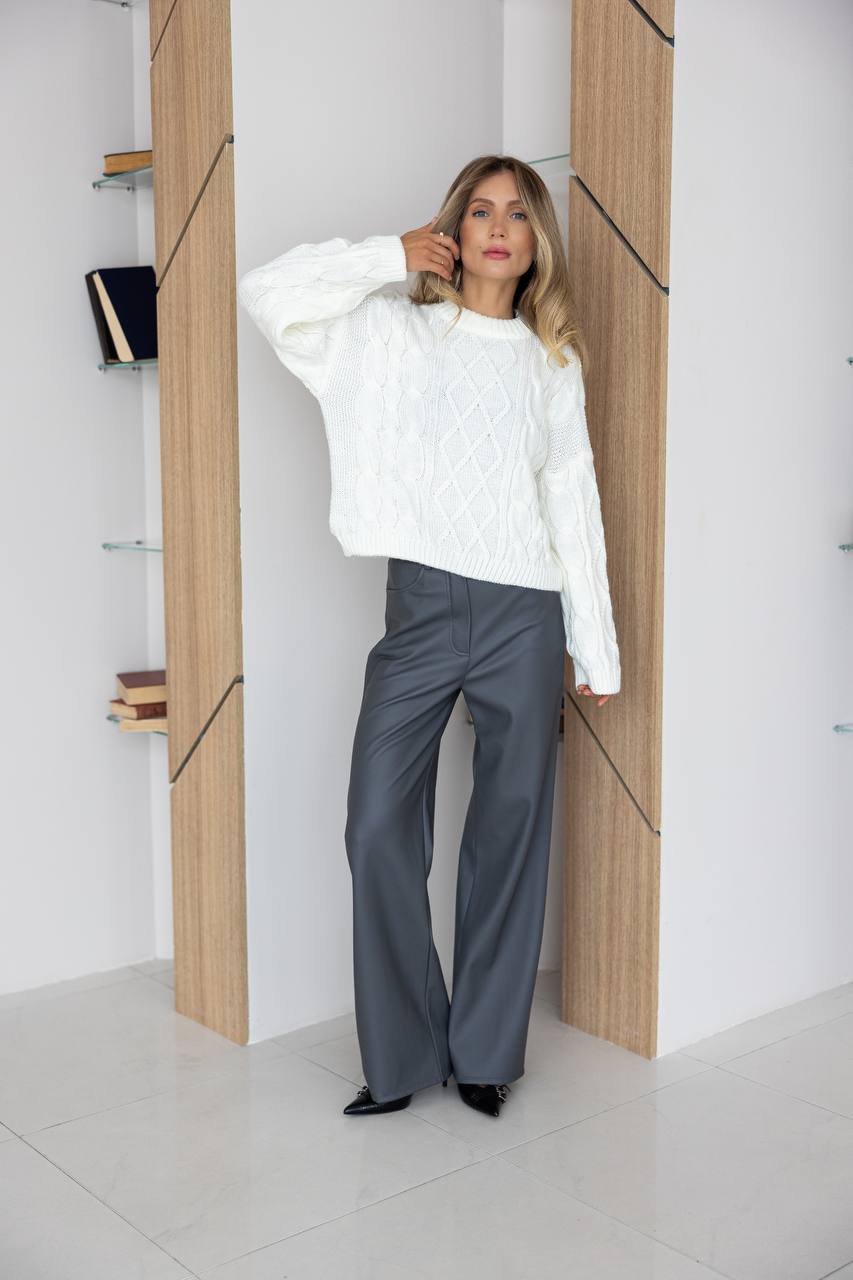 Baltas megztinis Halo - Image 5