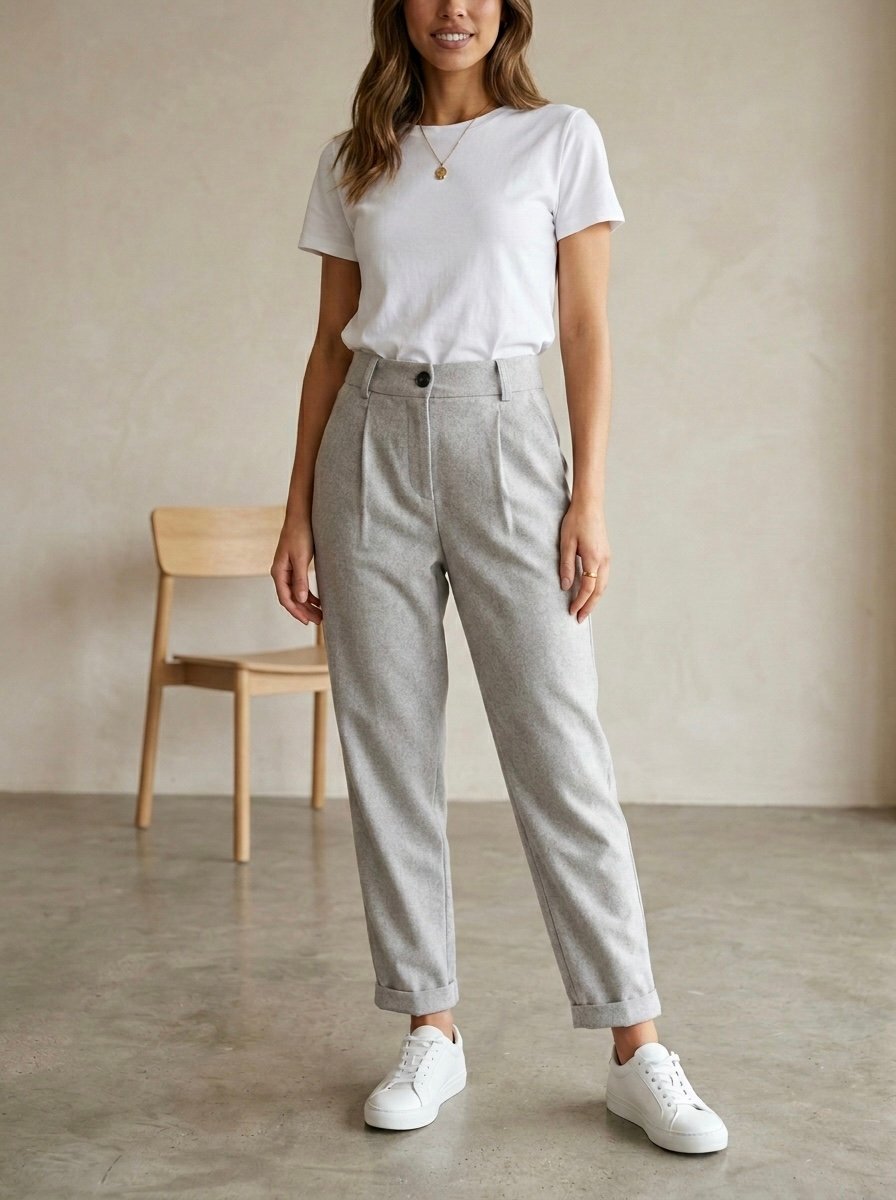 Uro šviesiai pilkos kelnės