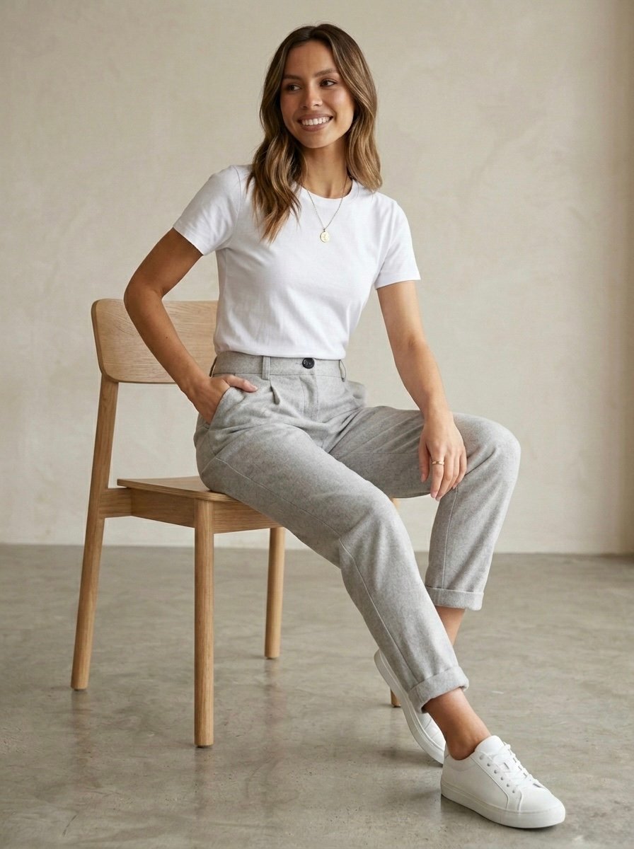 Uro šviesiai pilkos kelnės - Image 2