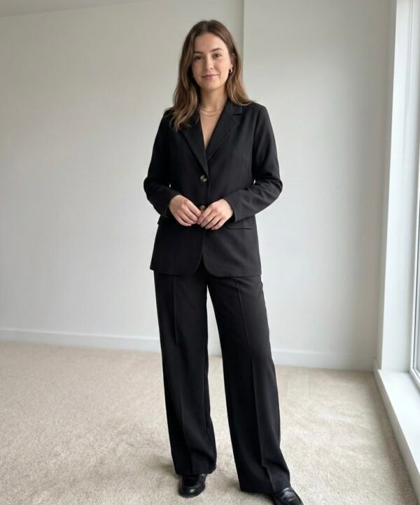 Elio juodas klasikinis kostiumėlis