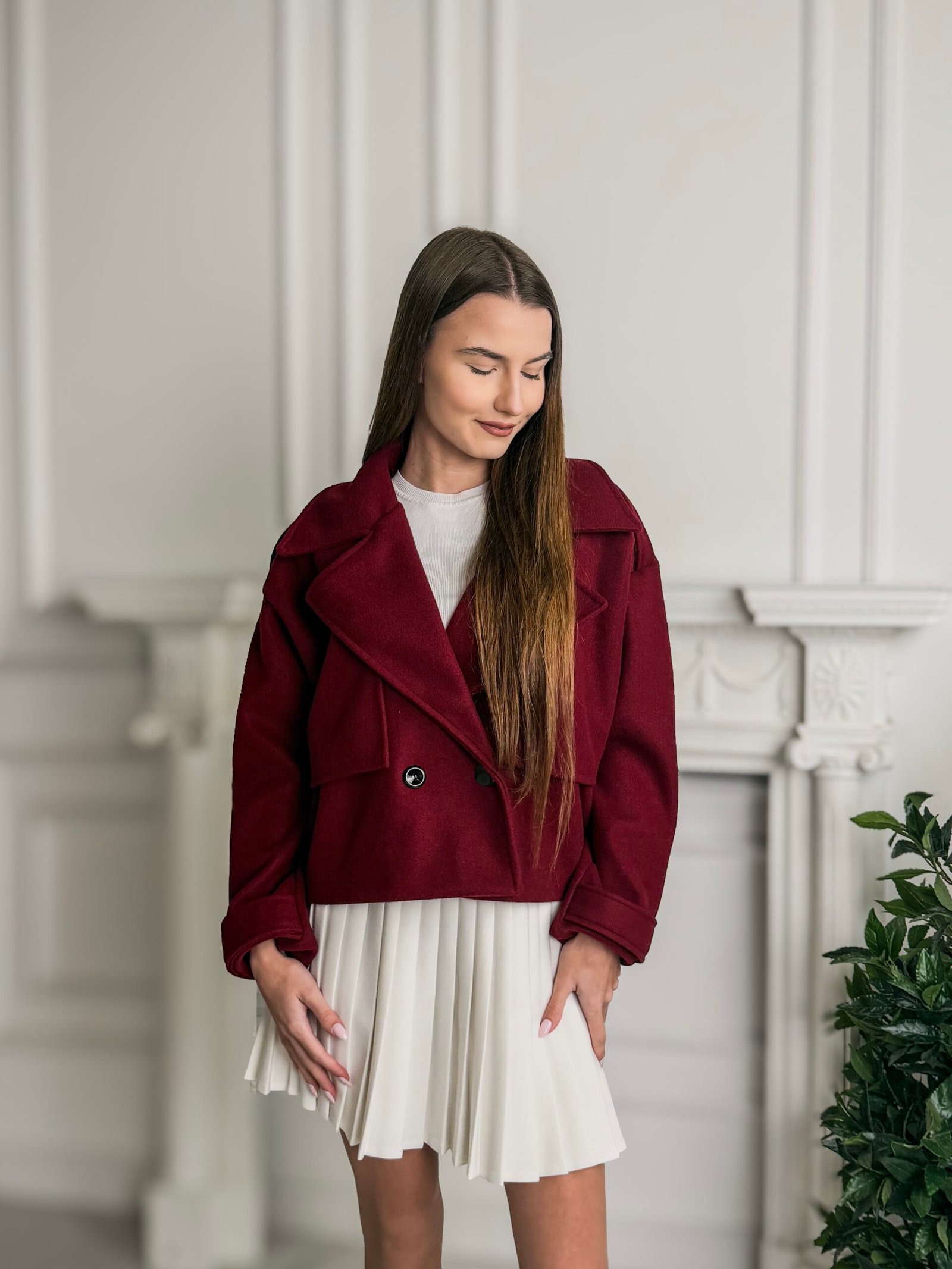 Aila bordo švarkas - Image 3