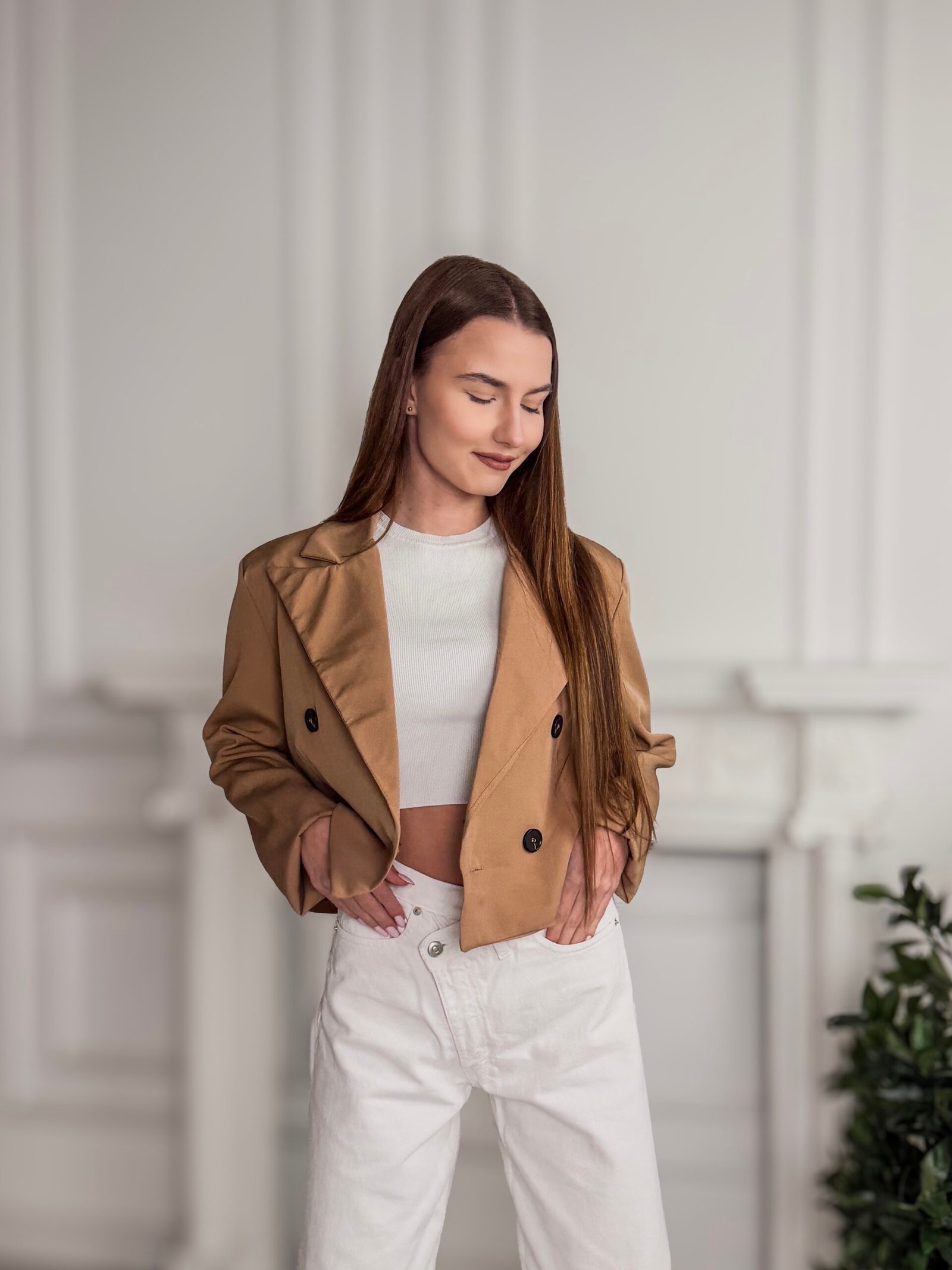 Nora rudas švarkas - Image 3