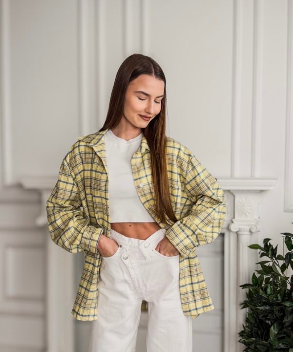 Sela geltoni languoti marškiniai