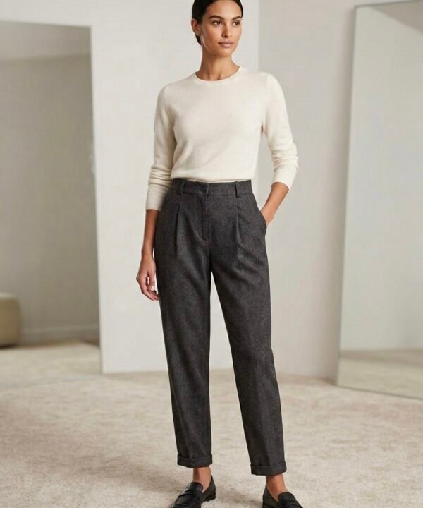 Uro tamsiai pilkos kelnės